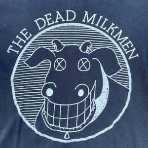 Dead Milkmen Don’t trust the happy the happy are insane Tee Rare